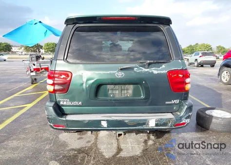 2002 Toyota Sequoia Limited V8 from USA, damaged, VIN 5TDZT38A52S088041